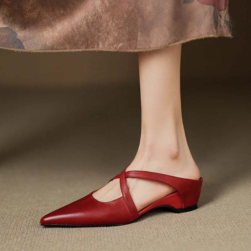 Virel Cross-Strap Flat