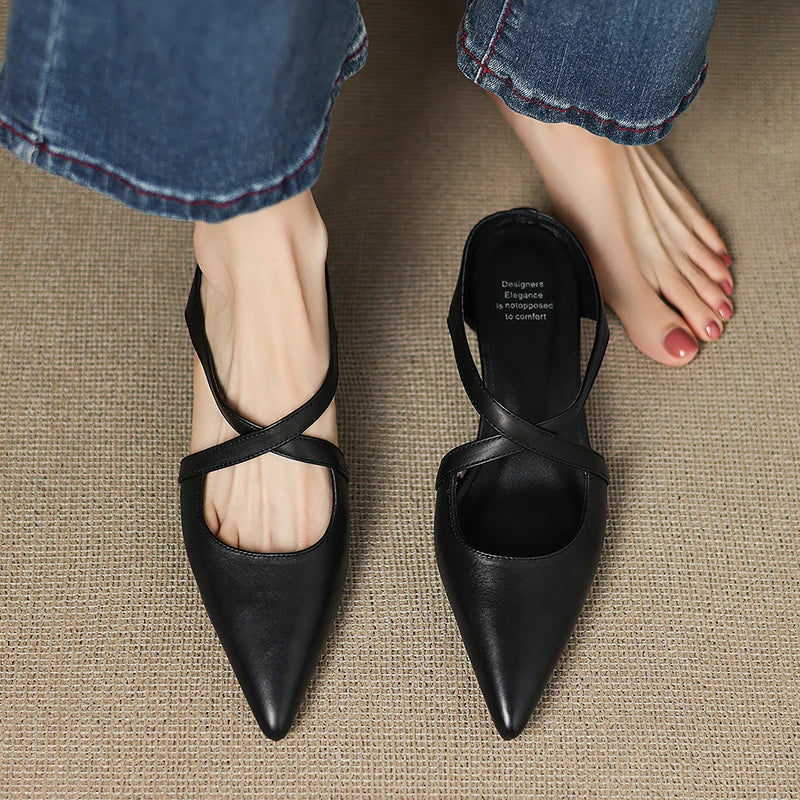Virel Cross-Strap Flat
