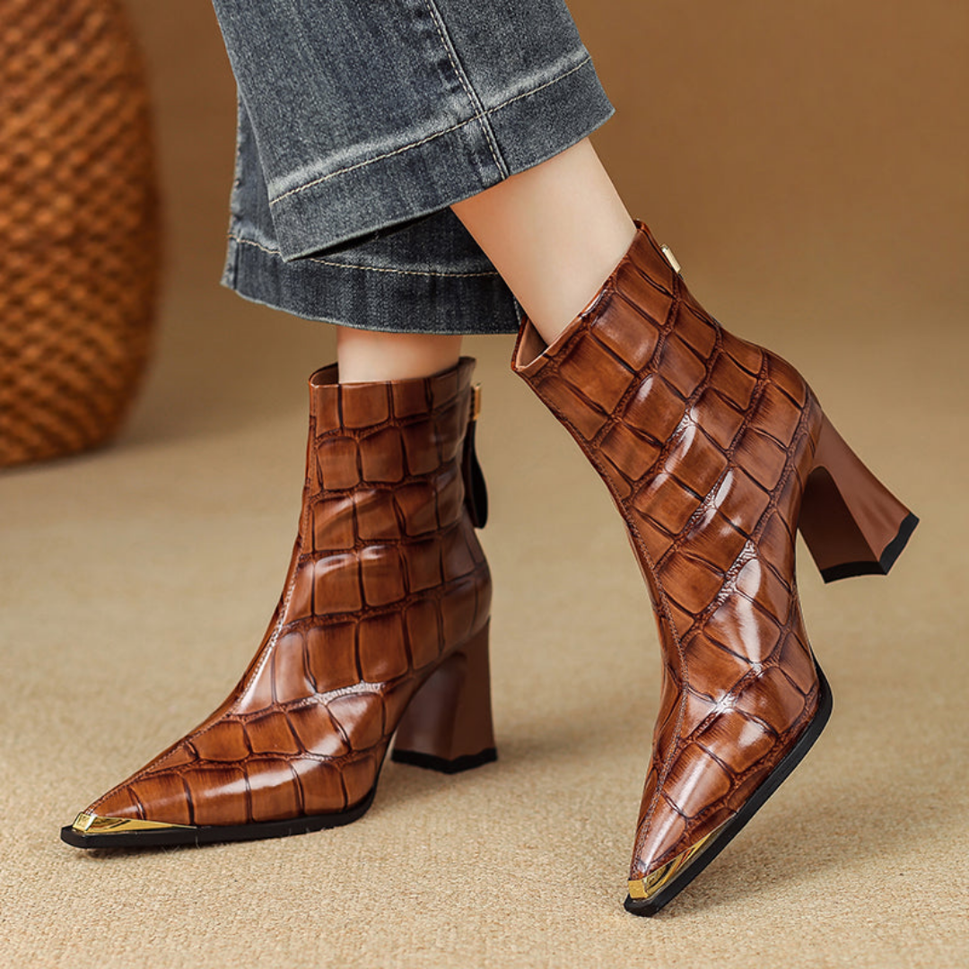 Caldrin Block-Heel Boot