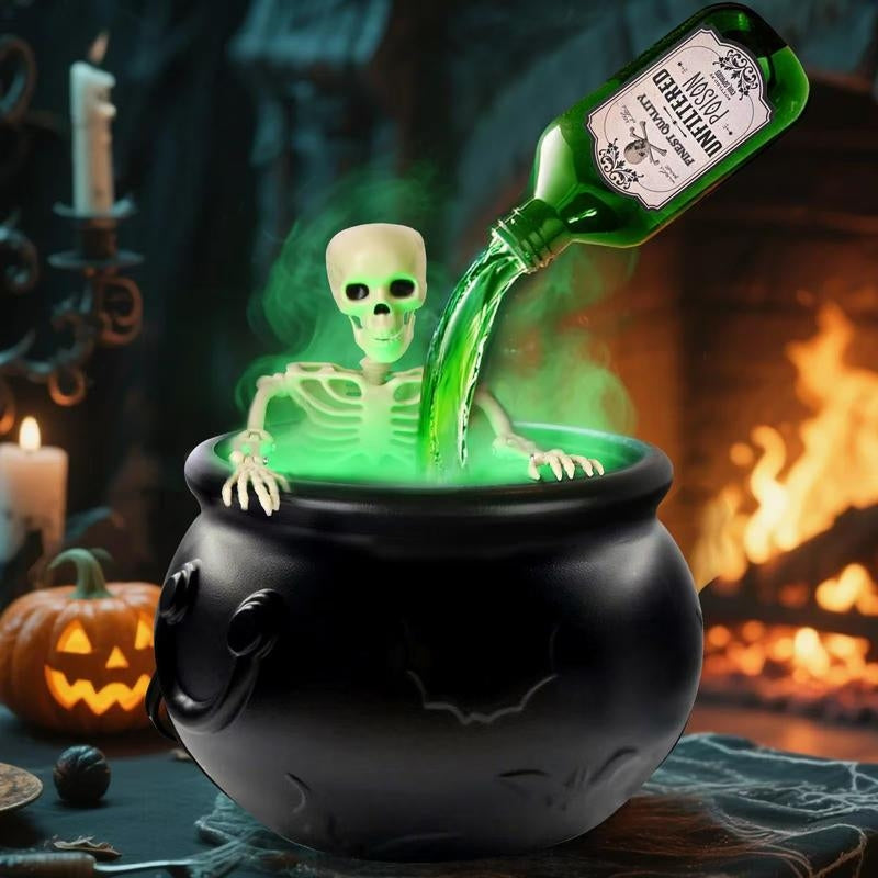 Boo Brew Led Halloween Cauldron