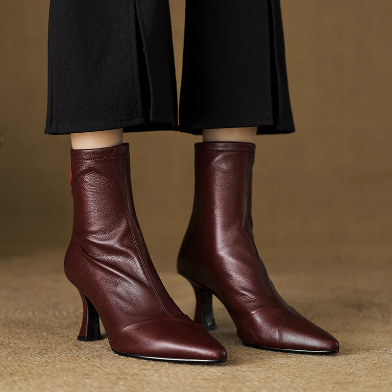 Solven Pointed Slim Boots