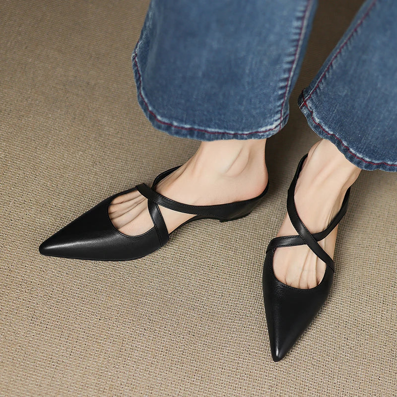 Virel Cross-Strap Flat