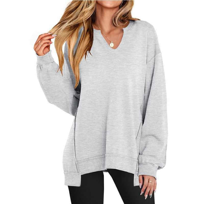 Casvyn V-Neck Sweatshirt