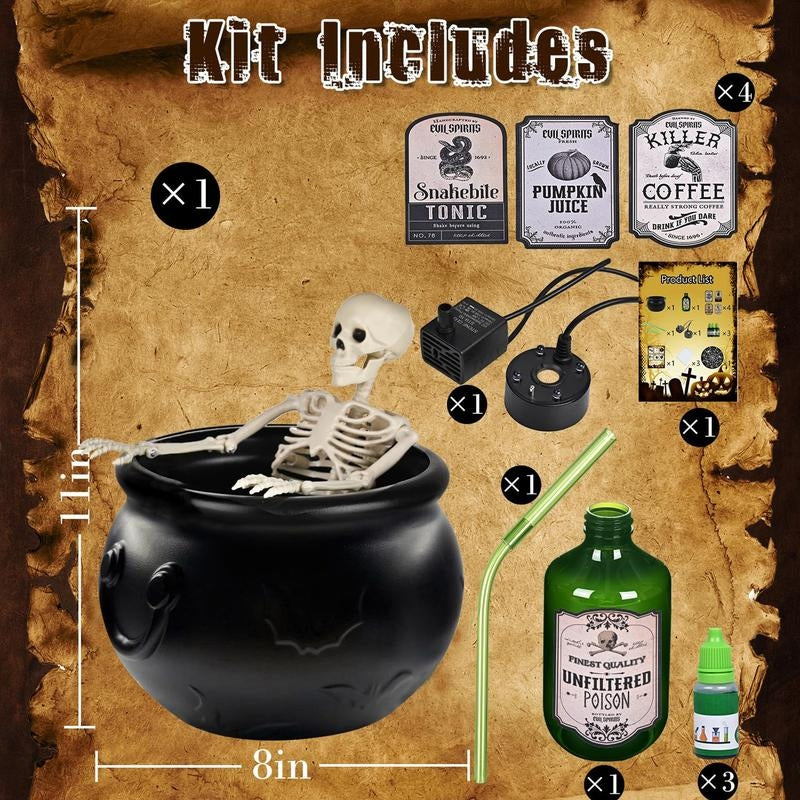 Boo Brew Led Halloween Cauldron