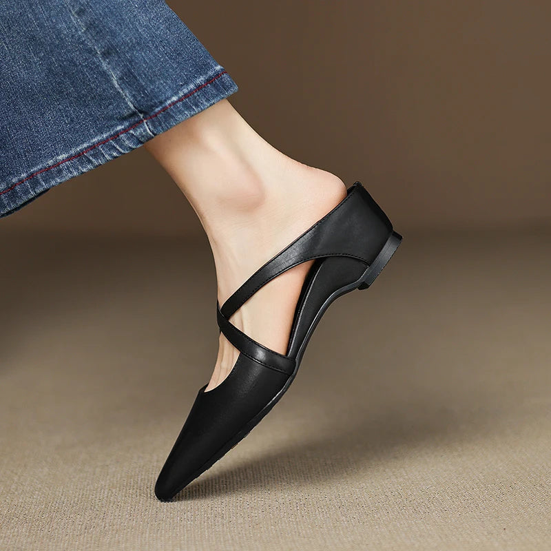 Virel Cross-Strap Flat