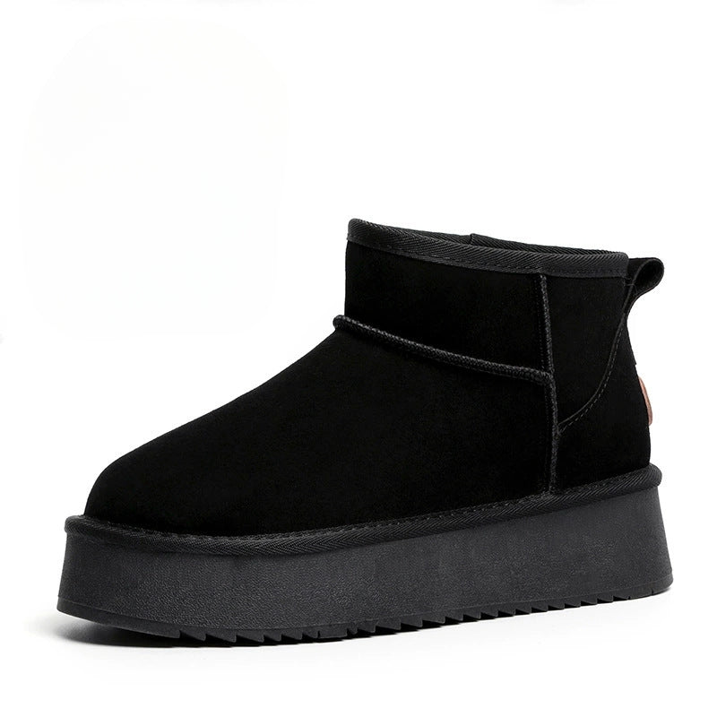 Vera Voss Suede Platform Boots