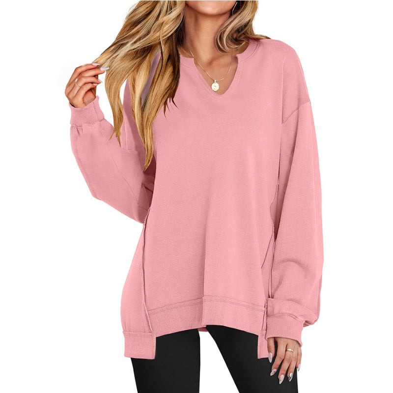 Casvyn V-Neck Sweatshirt