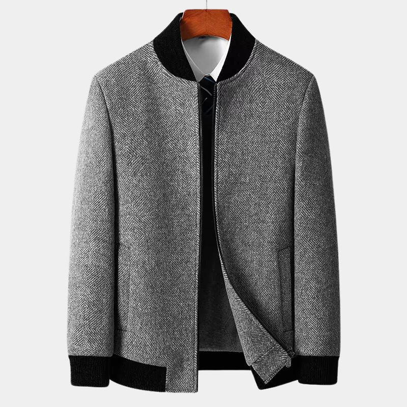 Ravel Textured Wool Zip Jacket