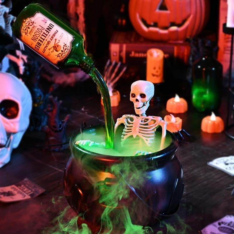 Boo Brew Led Halloween Cauldron