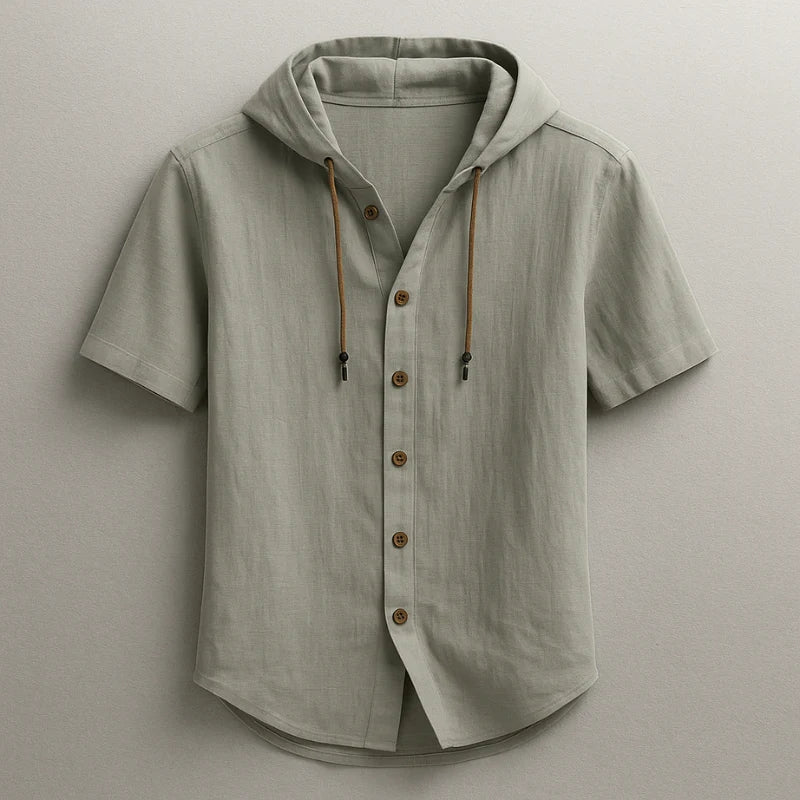 Cavo Linen Hoodie Shirt