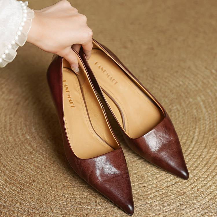 Anok Genuine Leather Heels