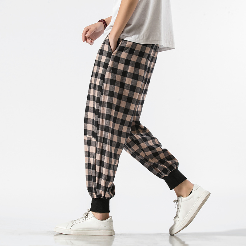 Carter Check Joggers
