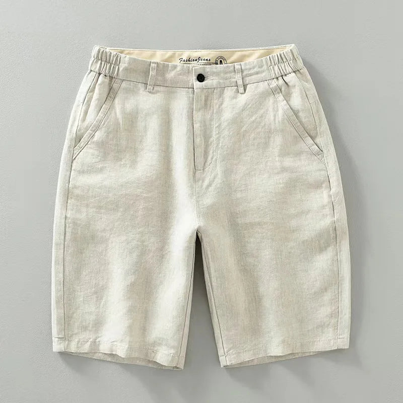 Coastal Breeze Linen Shorts