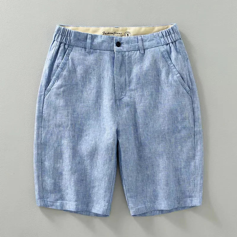 Coastal Breeze Linen Shorts