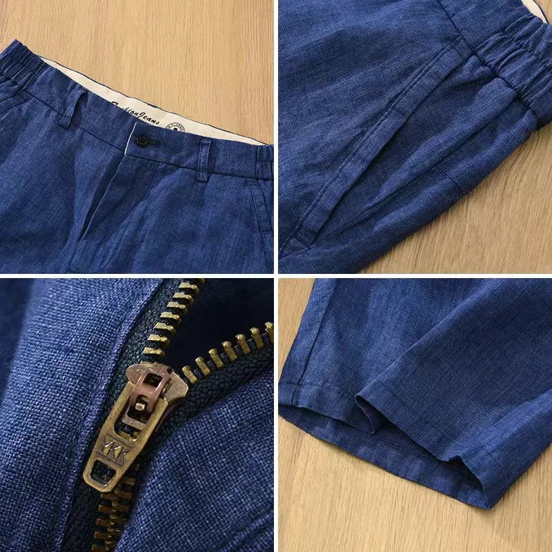 Coastal Breeze Linen Shorts