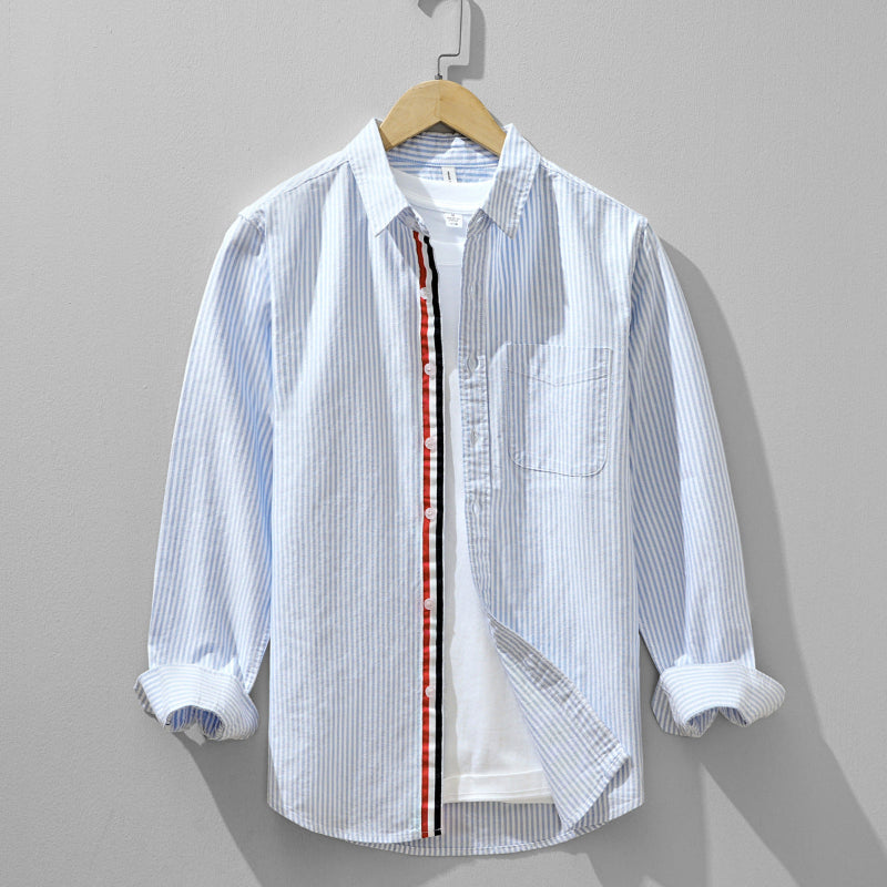 Corvin™ Striped Linen Overshirt