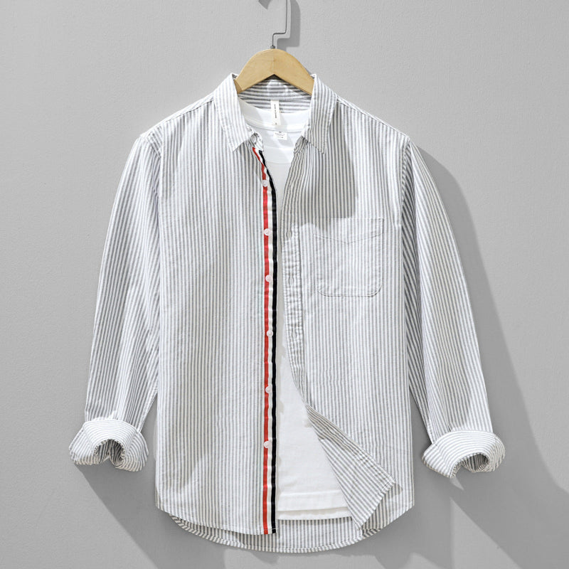 Corvin™ Striped Linen Overshirt