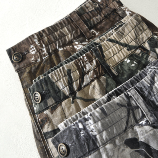 District Nine Camo Shorts