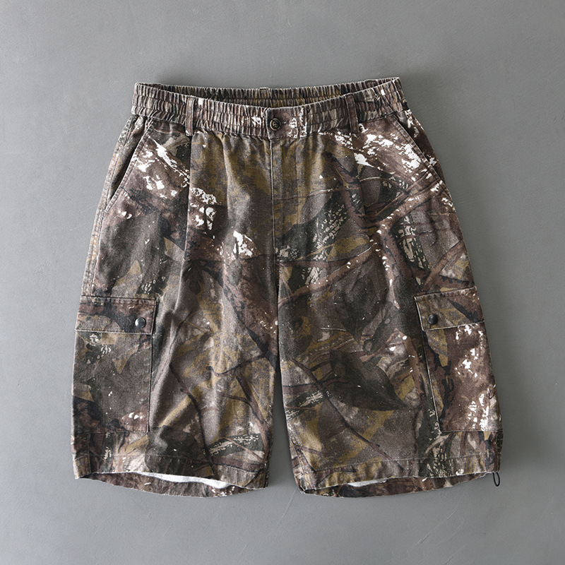 District Nine Camo Shorts