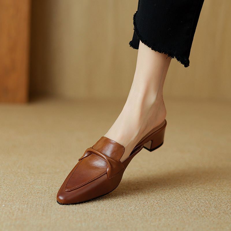 Cenara Leather Mules