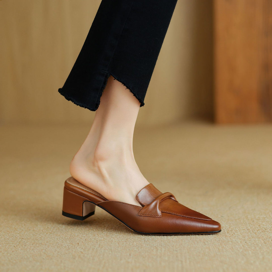 Cenara Leather Mules
