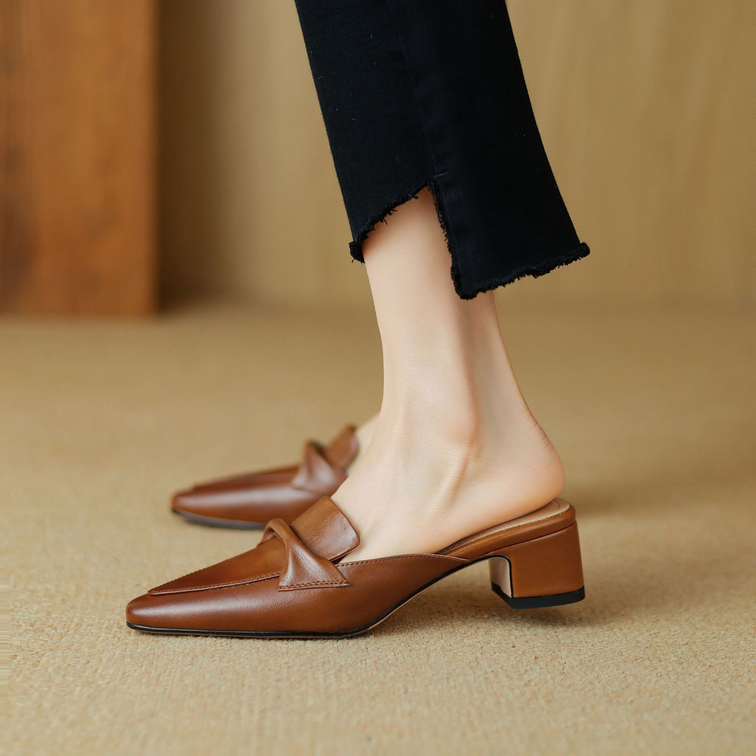 Cenara Leather Mules