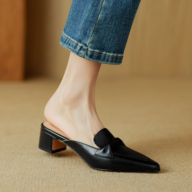 Cenara Leather Mules