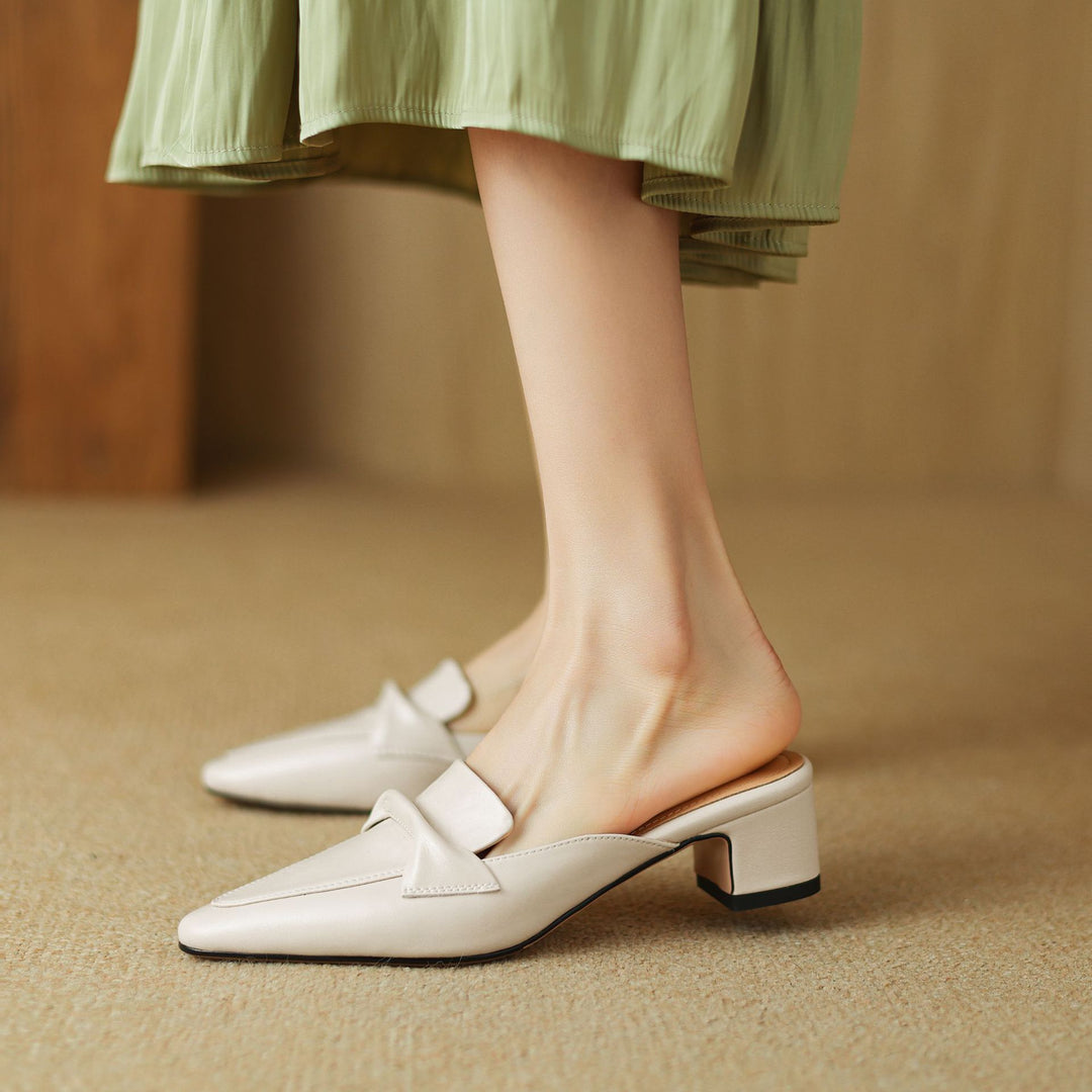 Cenara Leather Mules