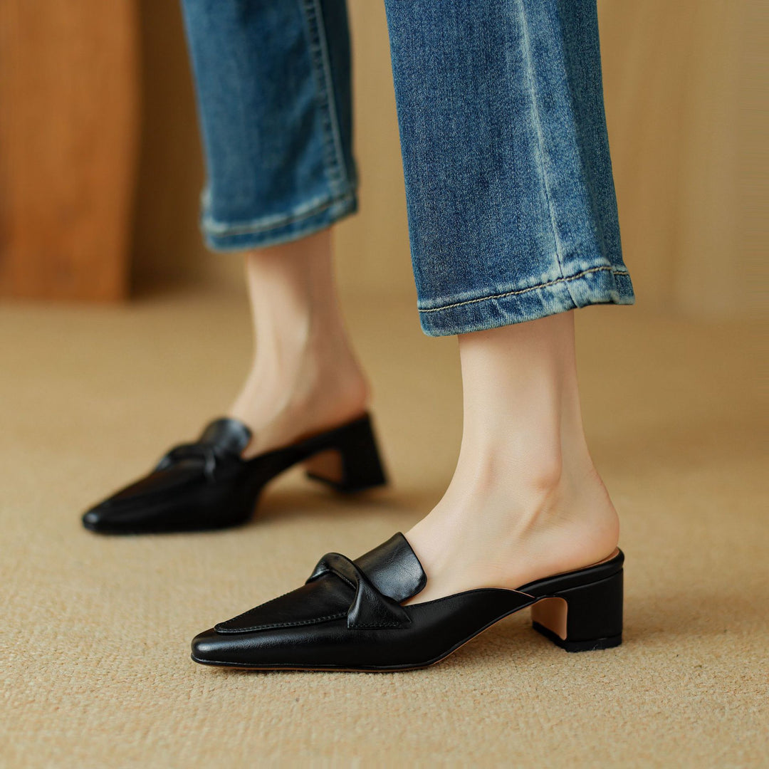 Cenara Leather Mules