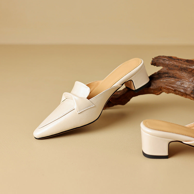 Cenara Leather Mules
