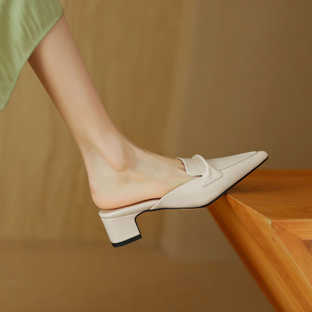 Cenara Leather Mules