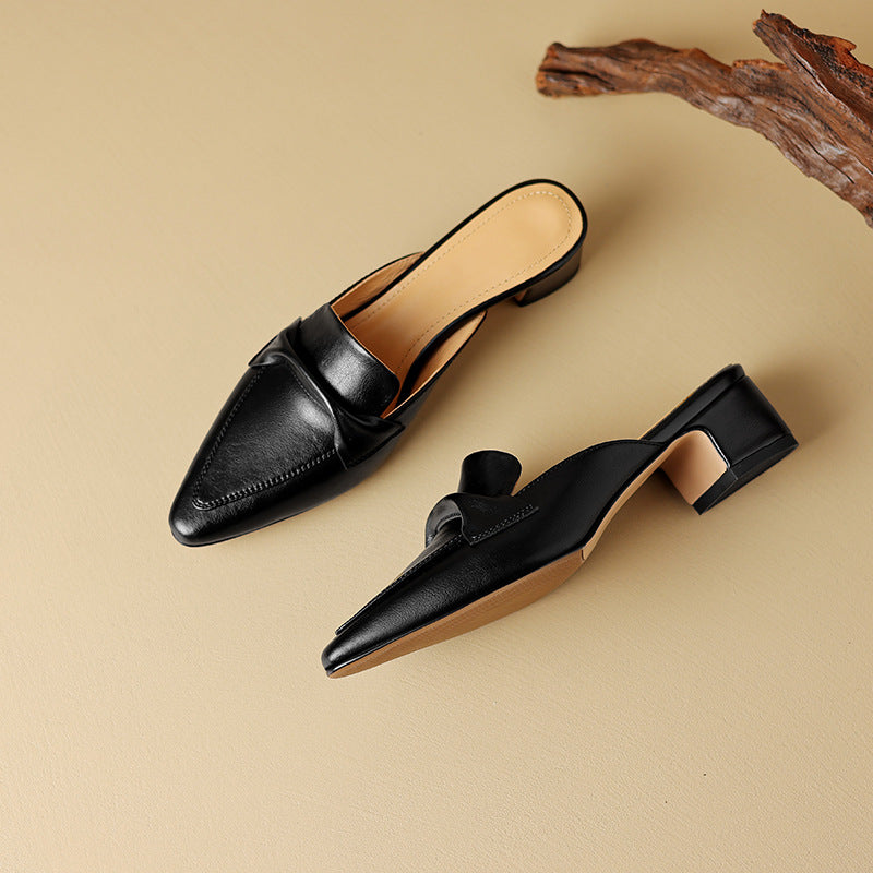 Cenara Leather Mules