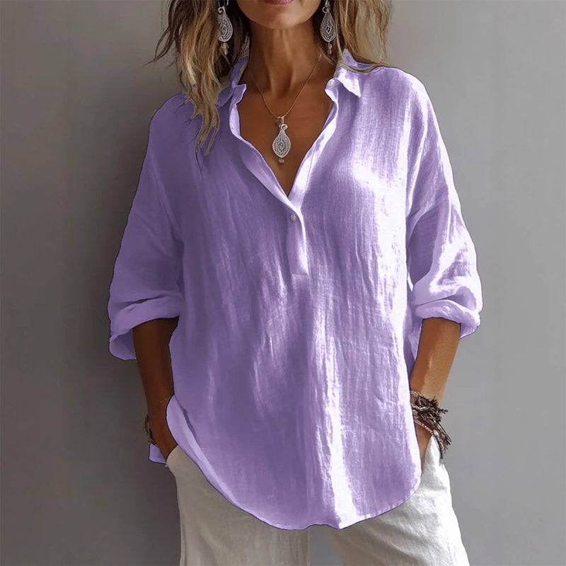 Fleur Relaxed Linen Shirt