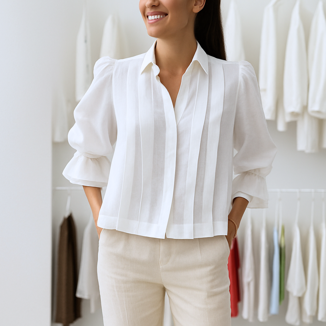 Vienna Pleated Blouse