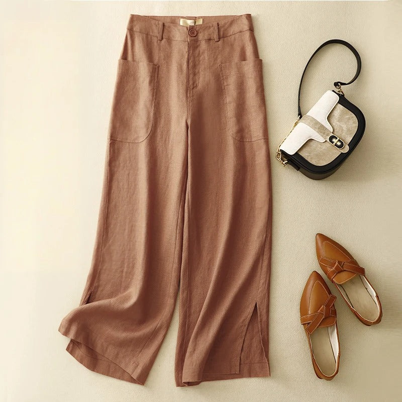 Isla Wide-Leg Trousers