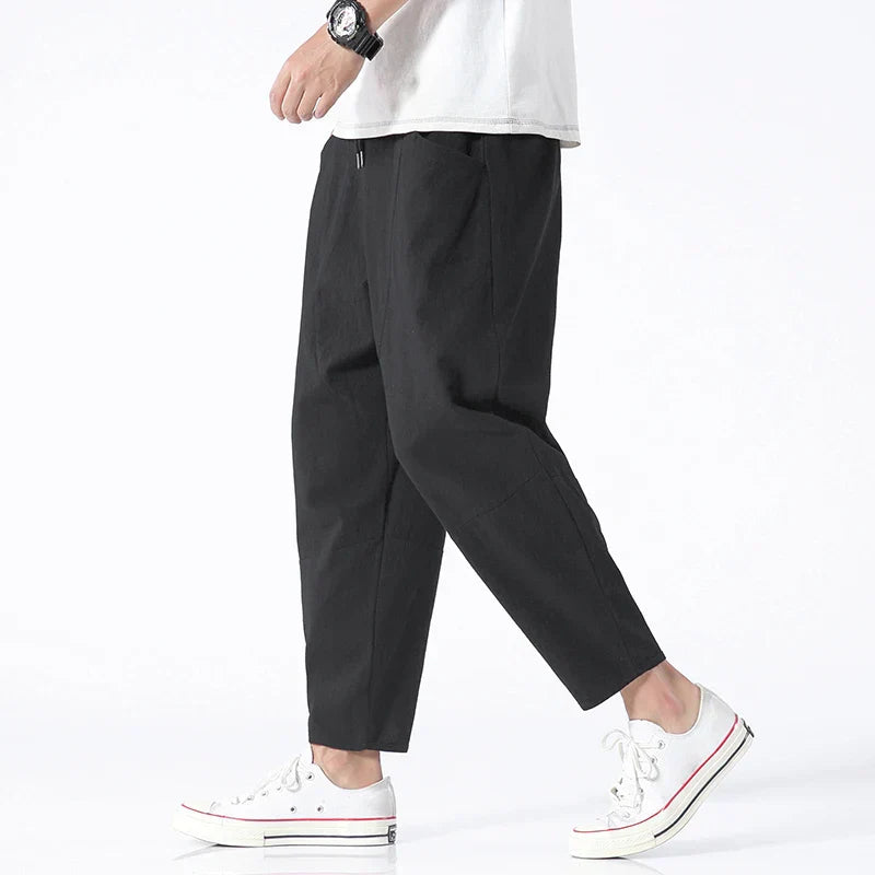 Katachi™ Cropped Linen Pants