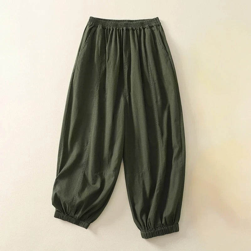 Lena Tapered-Cuff Pants