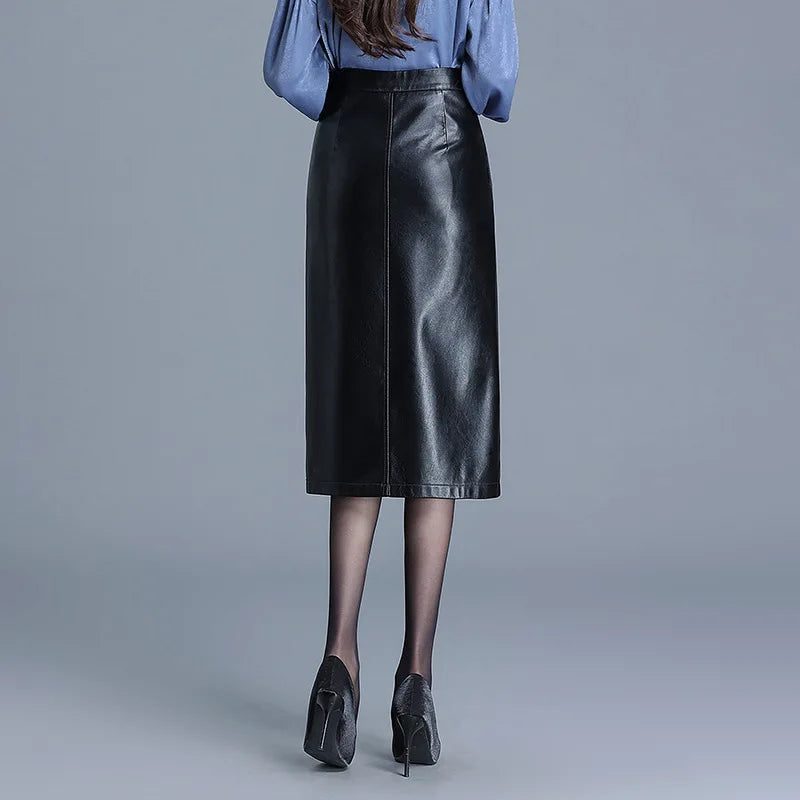 Liora Knot-Slit Skirt