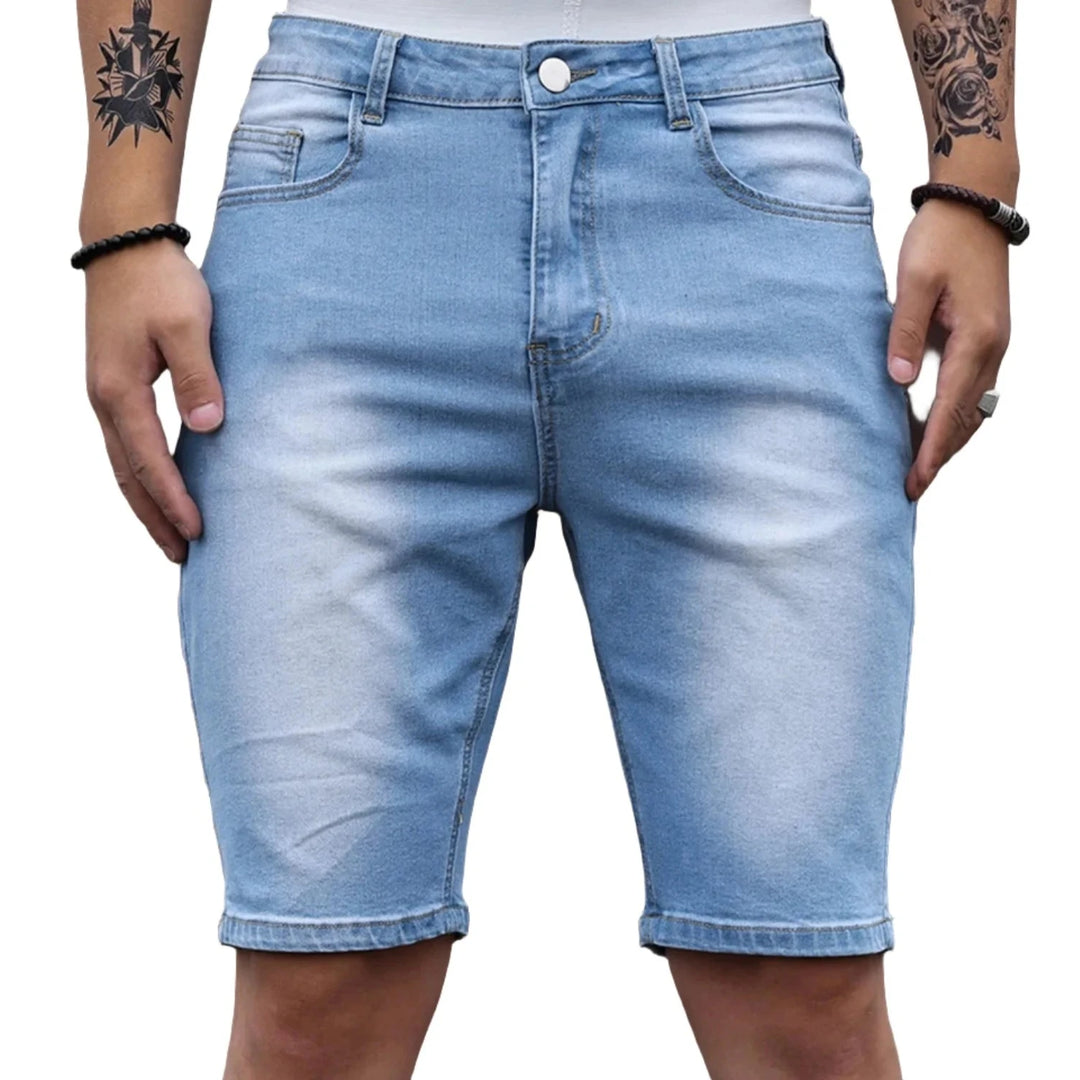 Loren Light Wash Denim Shorts