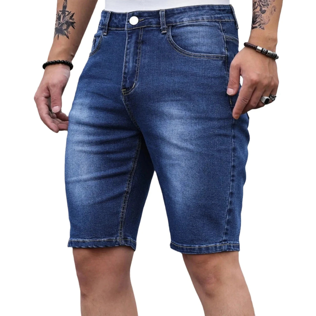 Loren Light Wash Denim Shorts