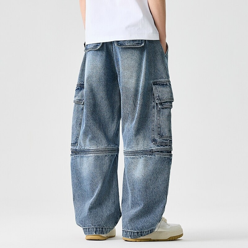 Lucien™ Wide-Leg Denim Pants