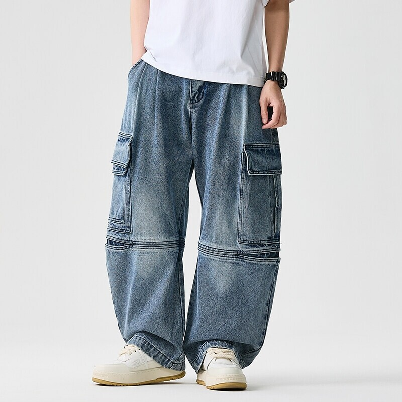 Lucien™ Wide-Leg Denim Pants