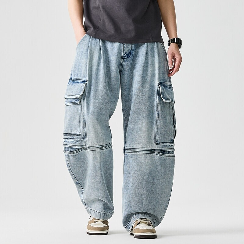 Lucien™ Wide-Leg Denim Pants