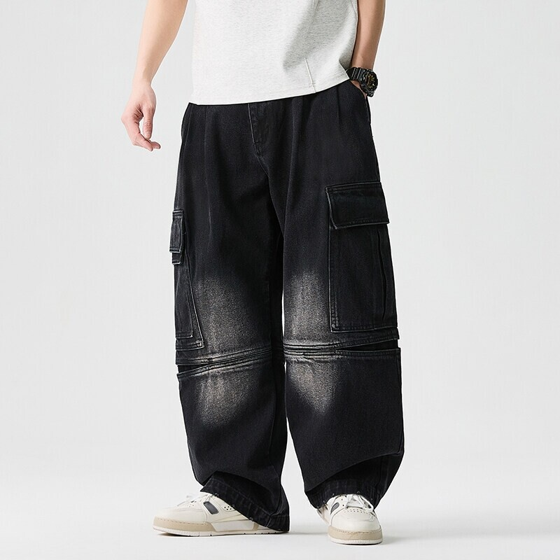 Lucien™ Wide-Leg Denim Pants