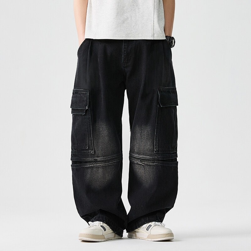 Lucien™ Wide-Leg Denim Pants