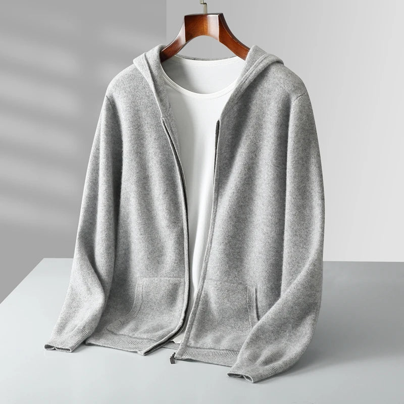 Macio Cashmere Zip Hoodie