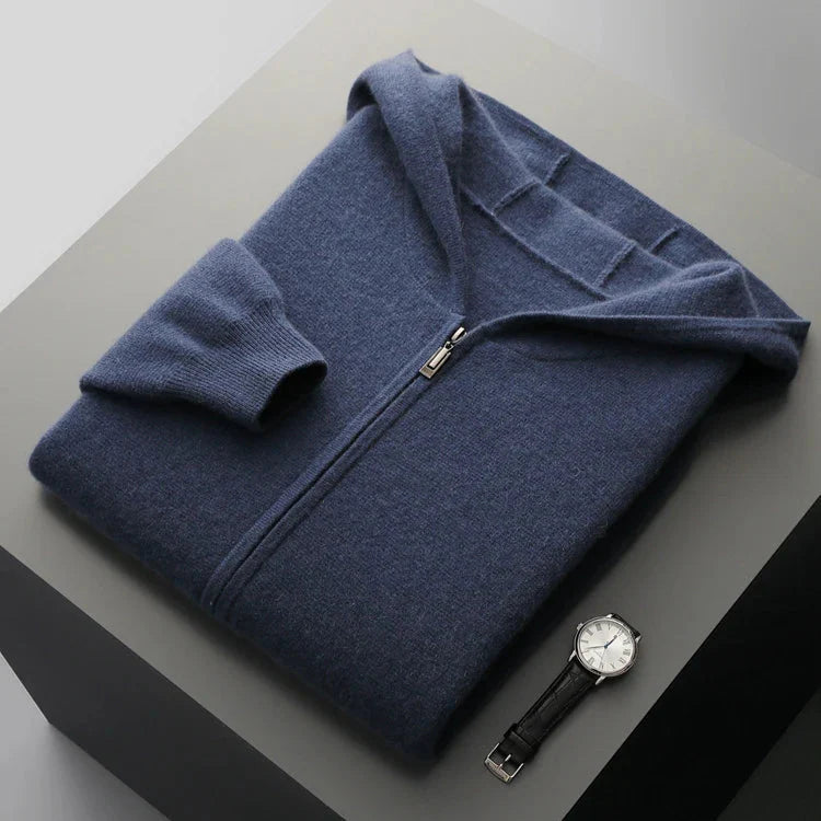 Macio Cashmere Zip Hoodie