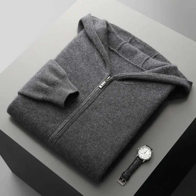 Macio Cashmere Zip Hoodie