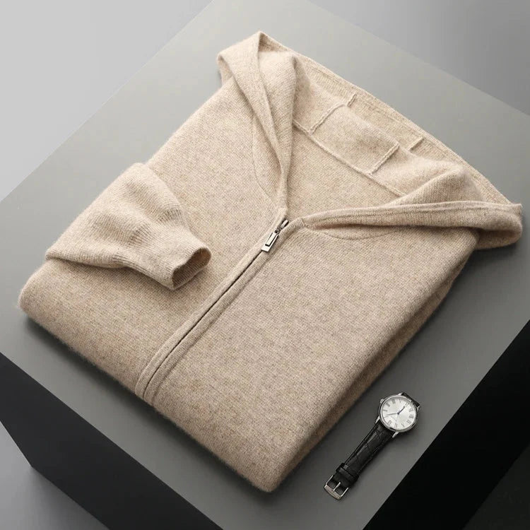 Macio Cashmere Zip Hoodie
