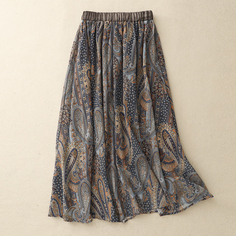 Maribel Linen Skirt